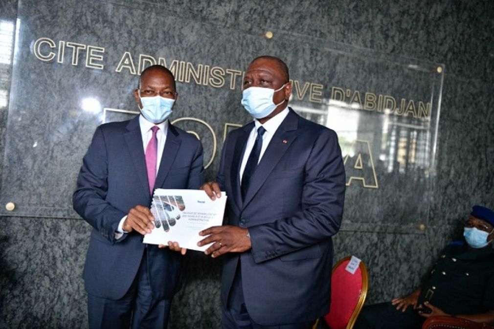 Cité administrative : le Premier Ministre Hamed Bakayoko inaugure les Tours A et B réhabilitées
